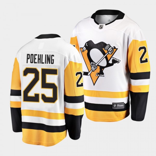 Ryan Poehling Pittsburgh Penguins 2022 Away White ...