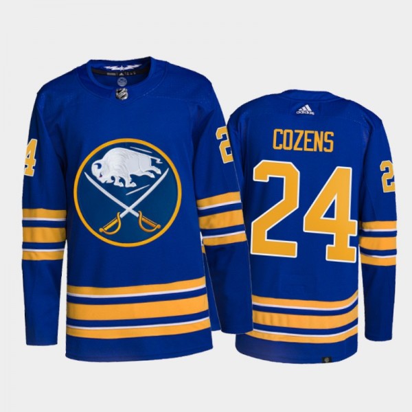 Dylan Cozens Buffalo Sabres Home Jersey 2021-22 Royal #24 Authentic Primegreen Uniform