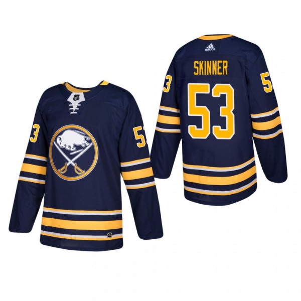 Men's Buffalo Sabres Jeff Skinner #53 Home Navy Authentic Player Cheap Jersey