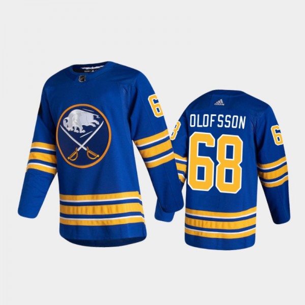 Buffalo Sabres Victor Olofsson #68 Home Royal 2020-21 Authentic Jersey