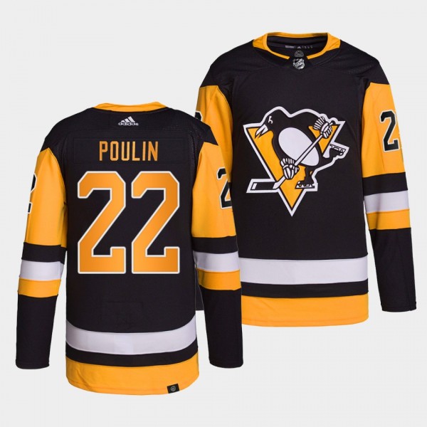 Sam Poulin Penguins Authentic Primegreen Black Hom...