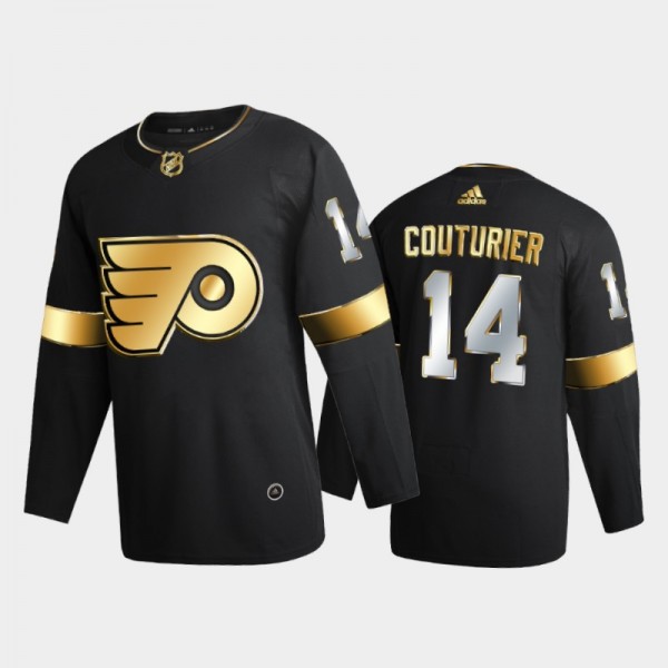 Philadelphia Flyers Sean Couturier #14 2020-21 Golden Edition Black Limited Authentic Jersey