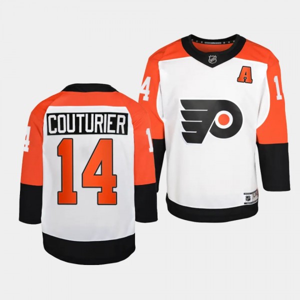 Philadelphia Flyers Sean Couturier 2023-24 Away Wh...