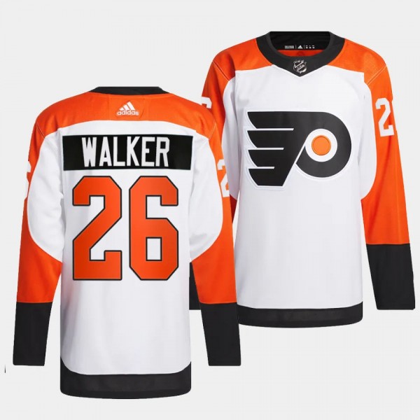 Philadelphia Flyers 2023-24 Authentic Sean Walker #26 White Jersey Away