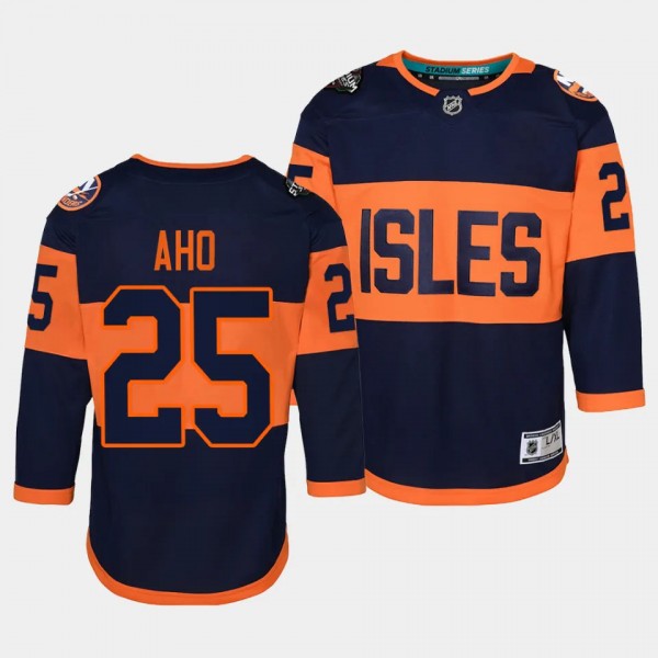 New York Islanders #25 Sebastian Aho 2024 NHL Stad...