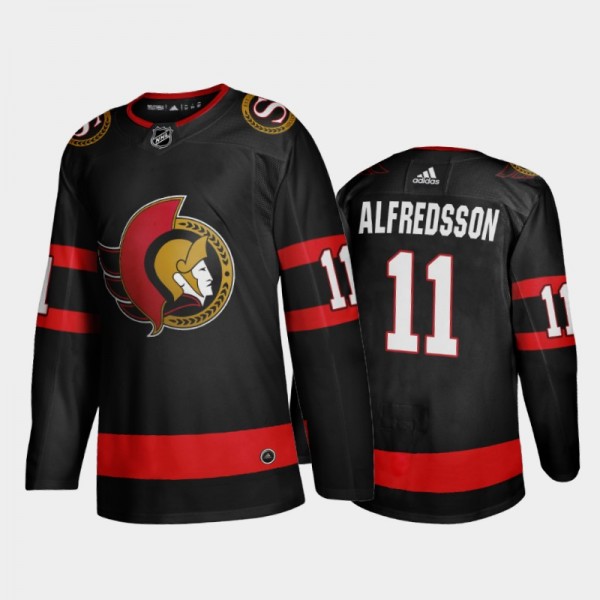 Ottawa Senators Daniel Alfredsson #11 Home Black 2...