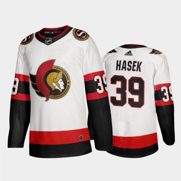 Ottawa Senators Dominik Hasek #39 Away White 2020-...