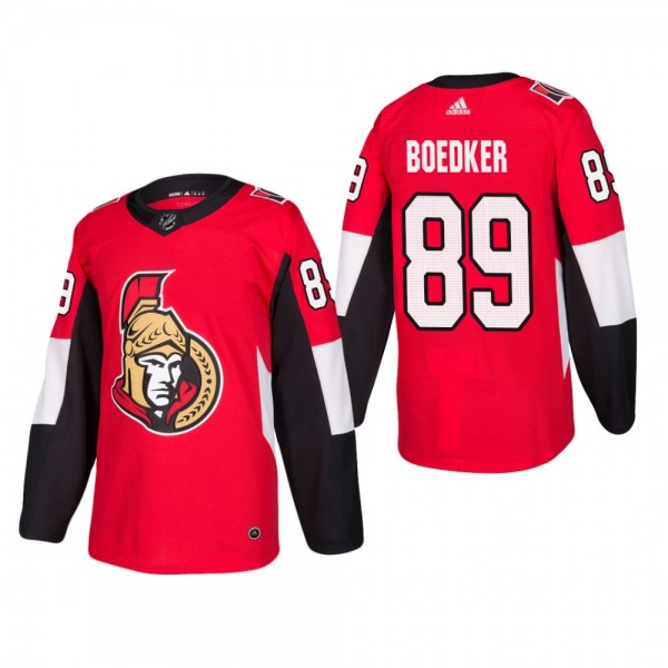 Men's Ottawa Senators Mikkel Boedker #89 Home Red ...