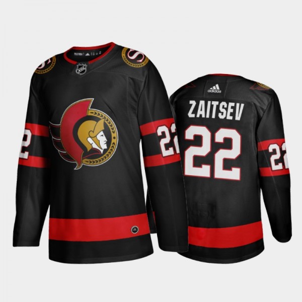 Ottawa Senators Nikita Zaitsev #22 Home Black 2020...