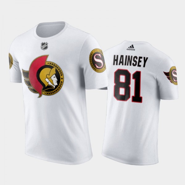 Ottawa Senators Ron Hainsey #81 Away White 2020-21...
