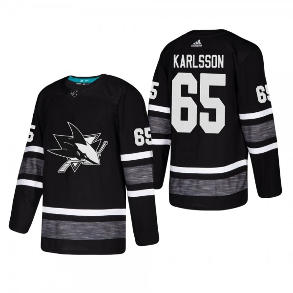 San Jose Sharks Erik Karlsson #65 2019 NHL All-Star Authentic Parley Black Jersey