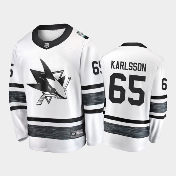 Men's Sharks Erik Karlsson #65 2019 NHL All-Star R...