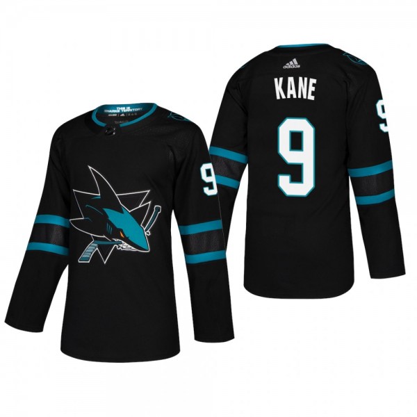 Men's San Jose Sharks Evander Kane #9 2018-19 Alternate Reasonable Authentic Pro Jersey - Black