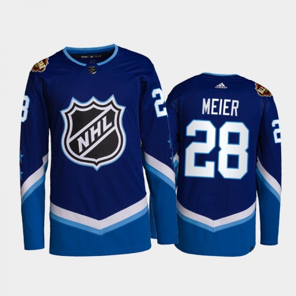 Timo Meier Sharks 2022 NHL All-Star Blue Jersey We...
