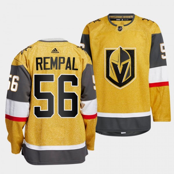 Vegas Golden Knights 2022-23 Home Sheldon Rempal #56 Gold Jersey Authentic