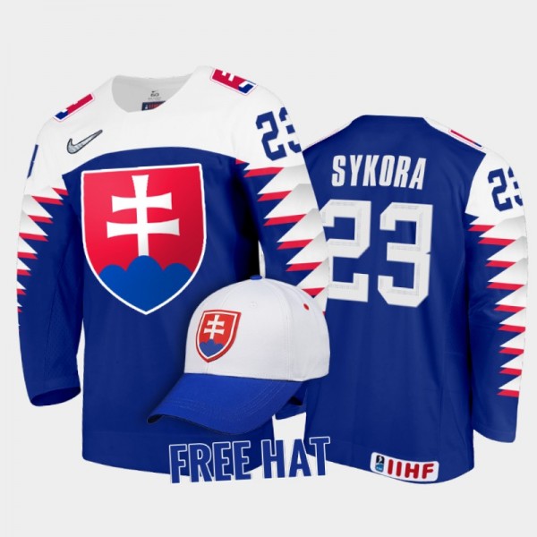 Slovakia Hockey Adam Sykora 2022 IIHF World Junior...