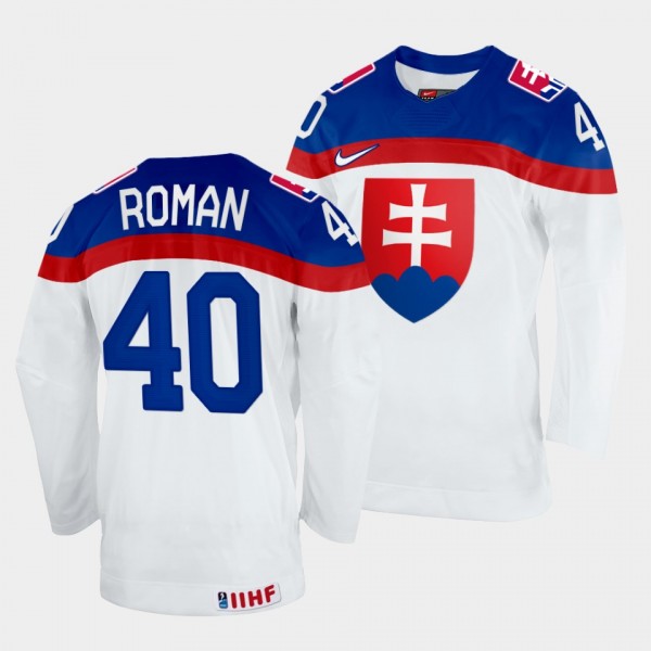 Slovakia Hockey #40 Milos Roman 2022 IIHF World Ch...