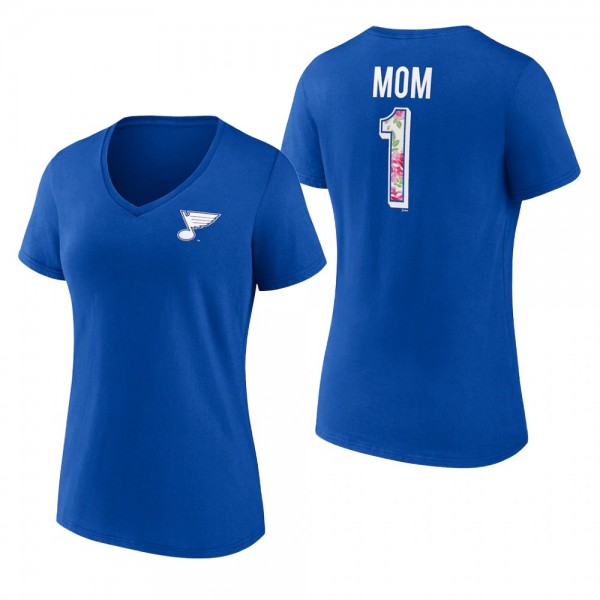 St. Louis Blues Mother's Day Blue T-Shirt Women