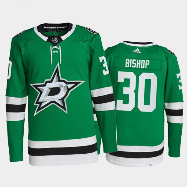 2021-22 Dallas Stars Ben Bishop Primegreen Authentic Jersey Green Home Uniform