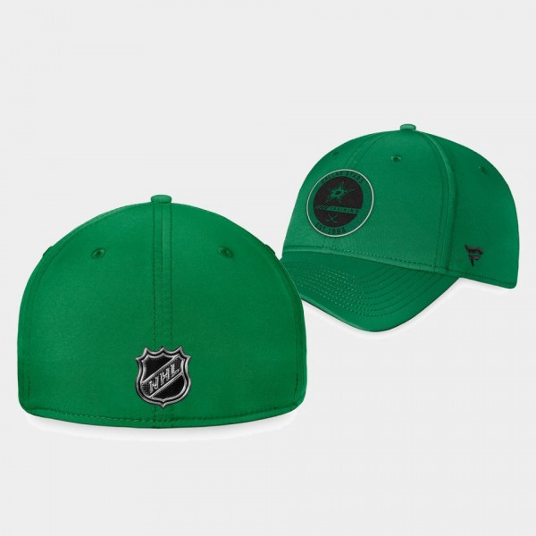 Dallas Stars Training Camp Practice Green Authentic Pro Flex Hat