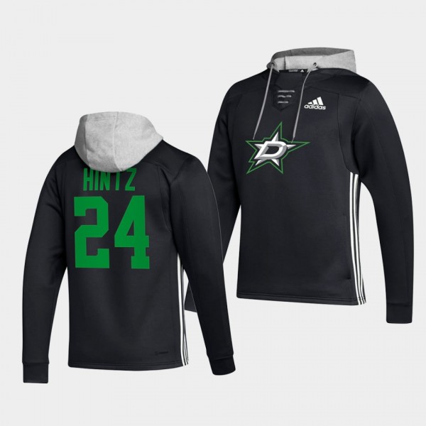 Roope Hintz #24 Dallas Stars Black Skate Lace-up H...