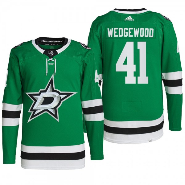 Dallas Stars 2022 Home Jersey Scott Wedgewood Green #41 Primegreen Authentic Pro Uniform