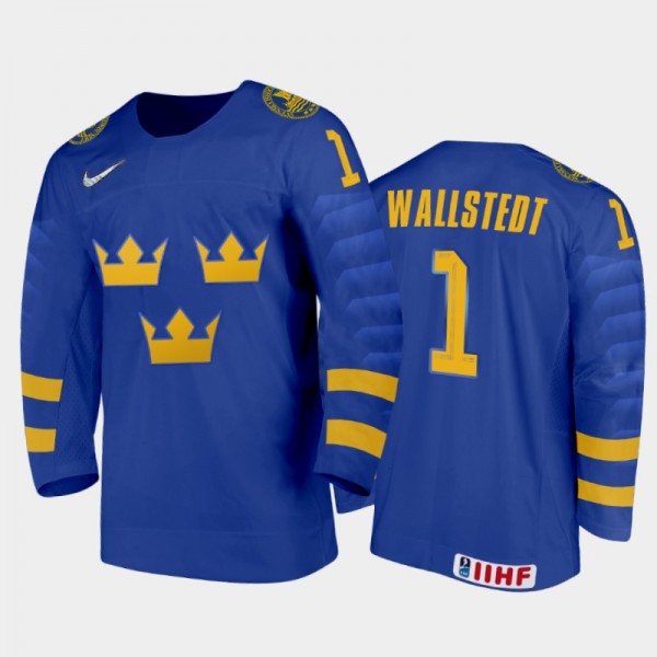 Sweden Hockey Jesper Wallstedt 2022 IIHF World Jun...