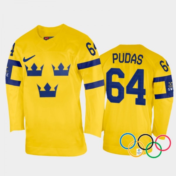 Sweden Hockey Jonathan Pudas 2022 Winter Olympics ...
