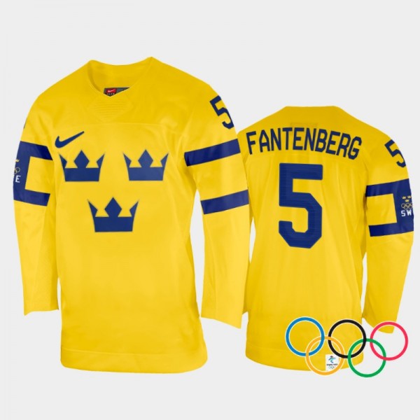 Sweden Hockey Oscar Fantenberg 2022 Winter Olympic...