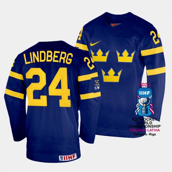 Oscar Lindberg 2023 IIHF World Championship Sweden...