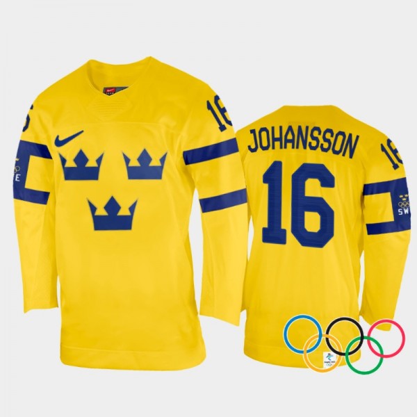 Linnea Johansson Sweden Women's Hockey Yellow Home...