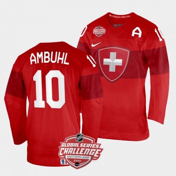 Andres Ambuhl 2022 NHL Global Series Switzerland #...