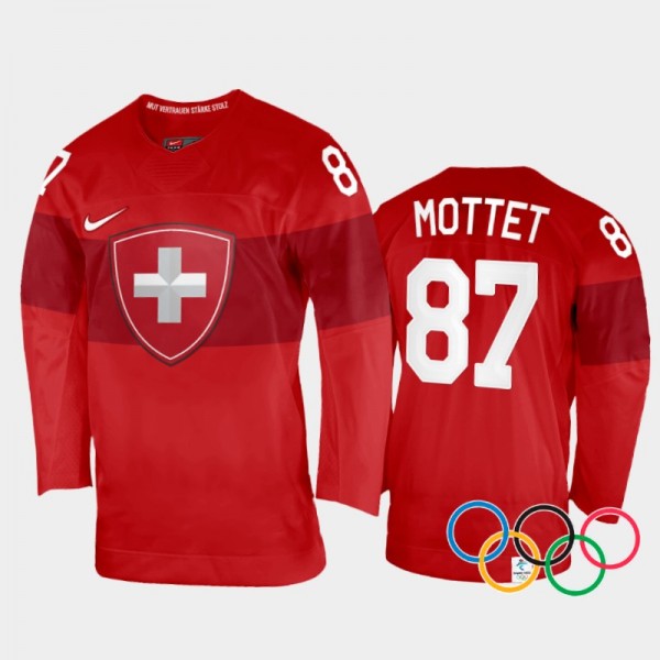 Switzerland Hockey Killian Mottet 2022 Winter Olym...