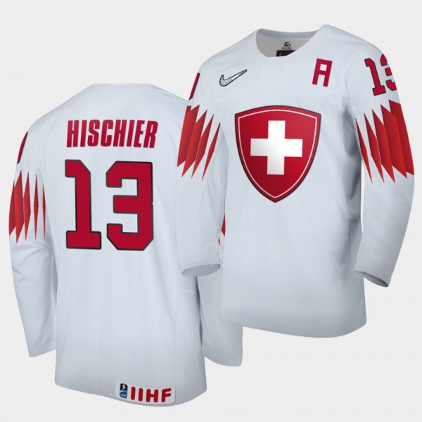 Switzerland Team Nico Hischier 2021 IIHF World Cha...