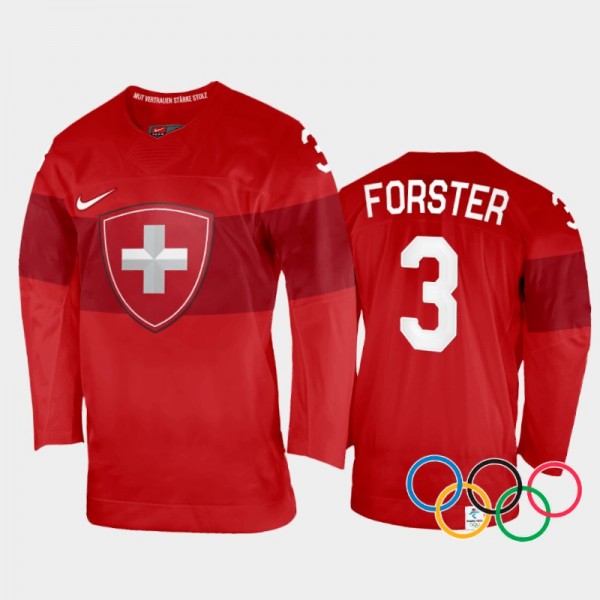 Sarah Forster Switzerland Women's Hockey Red Home ...