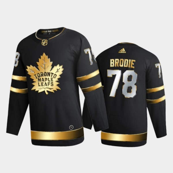Toronto Maple Leafs T.J. Brodie #78 2020-21 Authen...