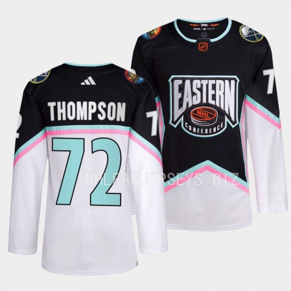 2023 NHL All-Star Tage Thompson Buffalo Sabres Black #72 Eastern Conference Jersey