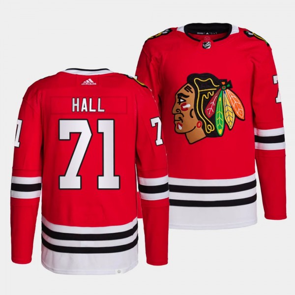 Taylor Hall Chicago Blackhawks Home Red #71 Primegreen Authentic Pro Jersey Men's