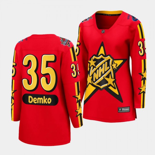 Thatcher Demko Vancouver Canucks 2024 NHL All-Star Game Women Breakaway 35 Jersey