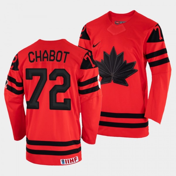 Canada 2022 IIHF World Championship Thomas Chabot #72 Red Jersey Away