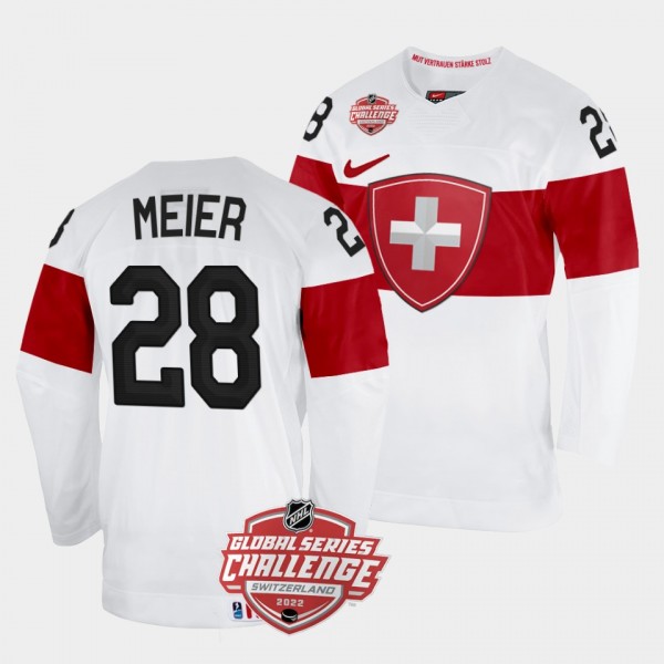 Switzerland 2022 NHL Global Series Timo Meier #28 ...