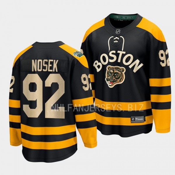 Boston Bruins Tomas Nosek 2023 Winter Classic Blac...