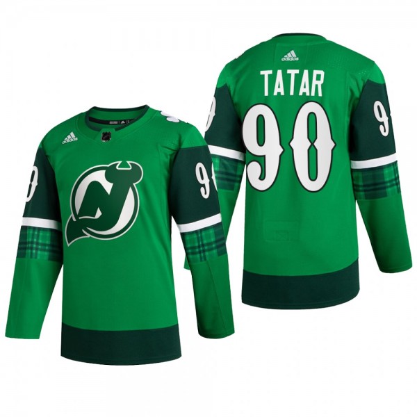 New Jersey Devils Tomas Tatar #90 St Patricks Day ...