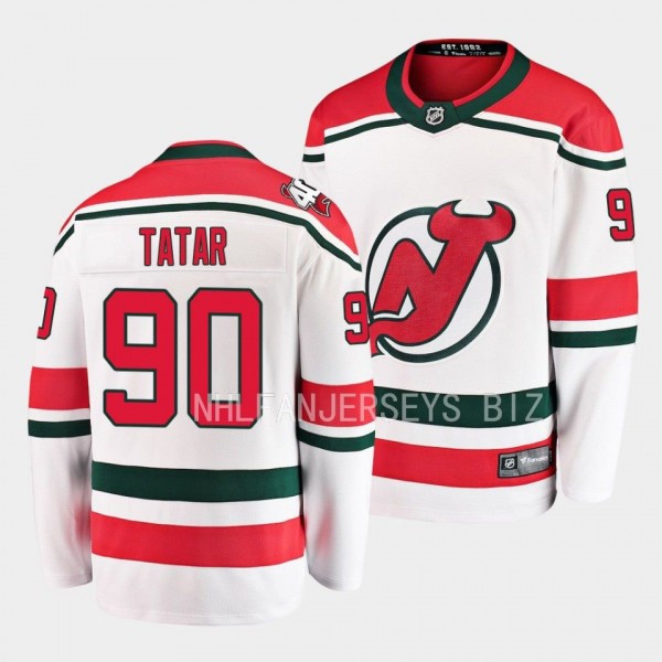 New Jersey Devils Tomas Tatar 2022-23 Heritage Whi...