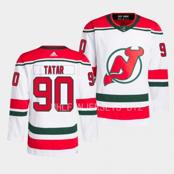 Tomas Tatar New Jersey Devils 2022-23 Heritage Whi...