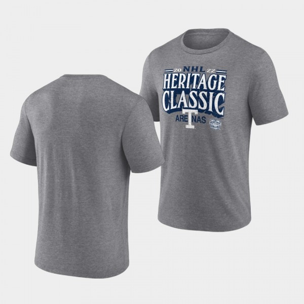 Toronto Maple Leafs T-Shirt Heritage Classic Vintage 2022 Gray
