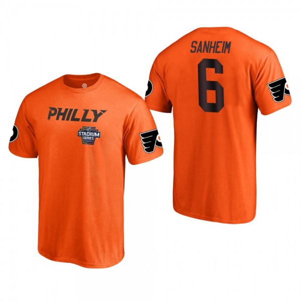 Men's Philadelphia Flyers Travis Sanheim #6 2019 N...