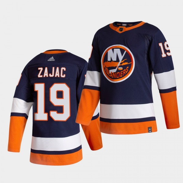 New York Islanders 2021 Reverse Retro Travis Zajac...