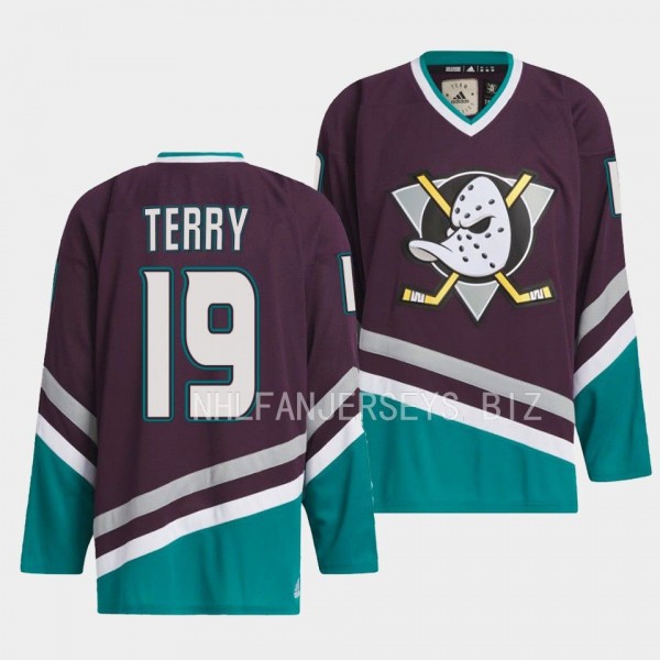 Troy Terry Anaheim Ducks Team Classics Black Jerse...