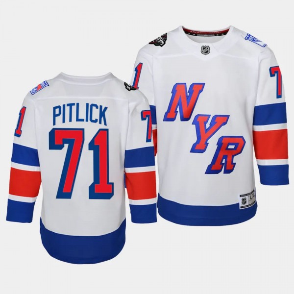 Tyler Pitlick New York Rangers Youth Jersey 2024 N...